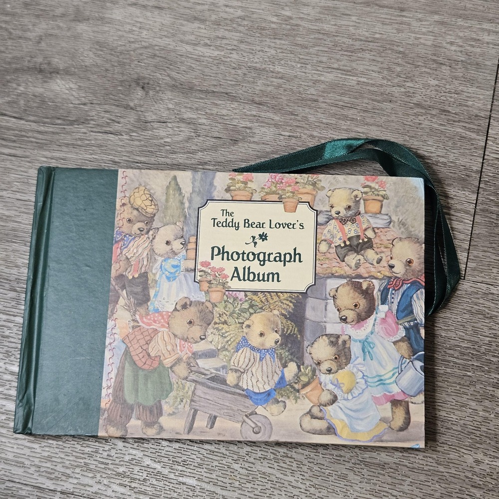 The Teddy Bear Lover's Photograph Green Album keepsake photo scrapbooking